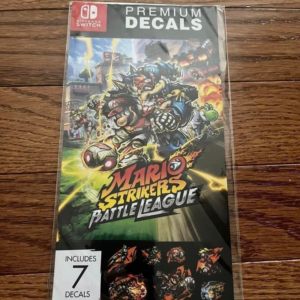 Mario Strikers Battle League Decals Stickers